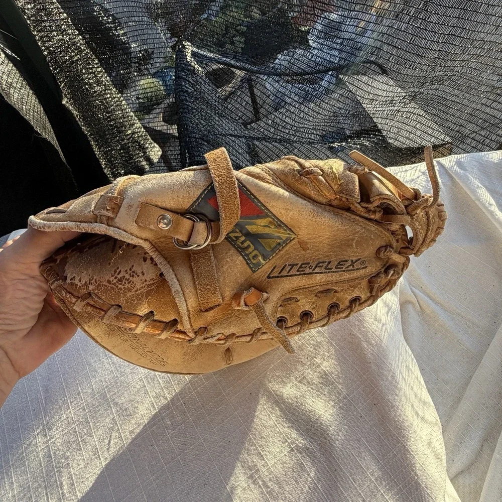 Vintage Mizuno‎ Gary Carter Autograph Catcher's Mitt MT1200 Lite-Flex 34